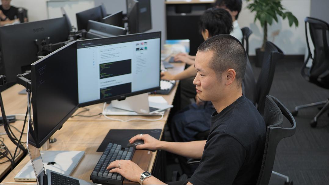 開発作業の様子